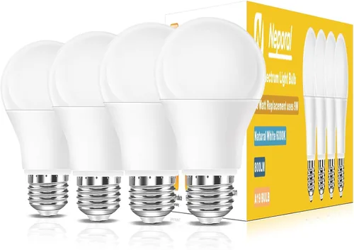 Miniatura 16 de Neporal - Foco de luz de espectro completo de 15 W, focos de luz solar natural sin UV de 2700 K, foco LED de 15 W equivalente a 100 W, CRI 90+, sin