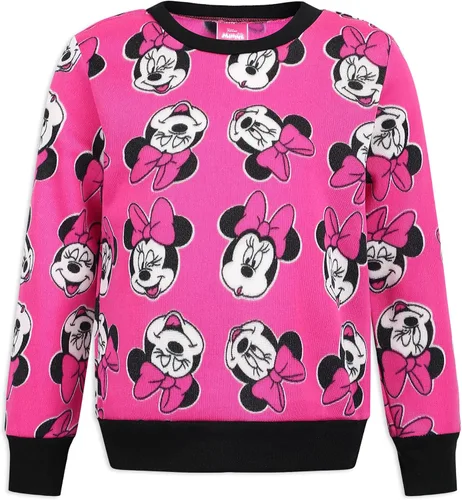 Miniatura 2 de Disney Minnie Mouse - Conjunto de sudadera y pantalón deportivo para niñas pequeñas y niños, color rosa