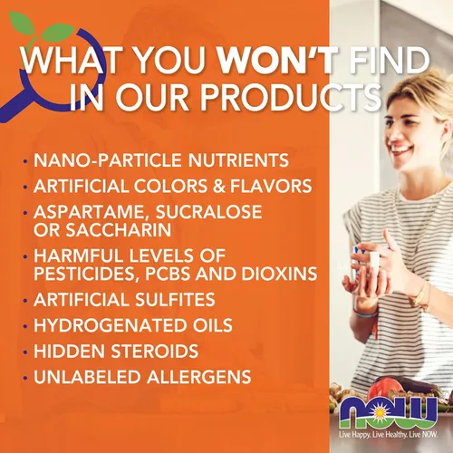 Miniatura 6 de Suplementos NOW, quercetina con bromelina, sistema inmunológico equilibrado*, 60 cápsulas vegetales