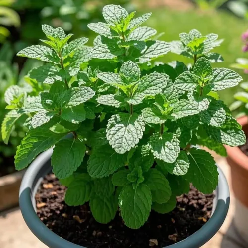1000 semillas de menta - Hierba verde fresca para jardín de cocina y plantación de contenedores, variedad de crecimiento rápido