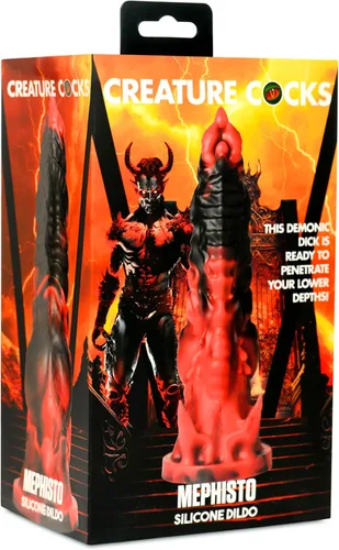 Miniatura 8 de CREATURE COCKS Mephisto - Consolador de silicona para hombres, mujeres y parejas. Consolador de fantasía, silicona de alta calidad. Base de ventosa