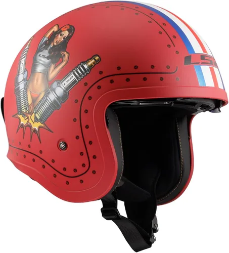 Miniatura 8 de Casco de moto de cara abierta Spitfire de LS2