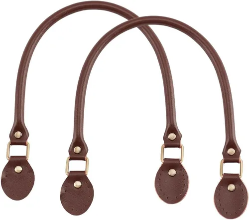 Miniatura 7 de PH PandaHall 2 piezas de 24.2 pulgadas de cuero para bolso de mano, Negro