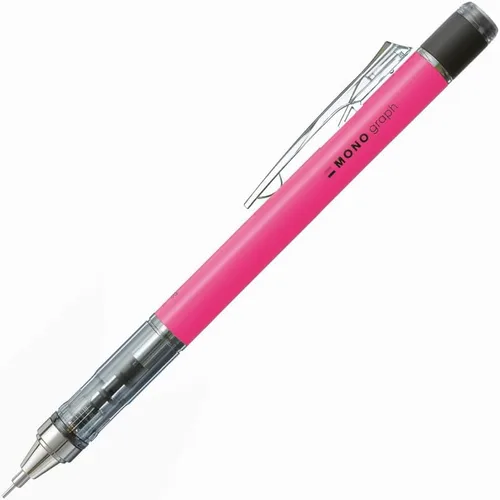 Miniatura 2 de Tombow - Portaminas, monografía, 0.5 mm, azul neón (DPA-134B)