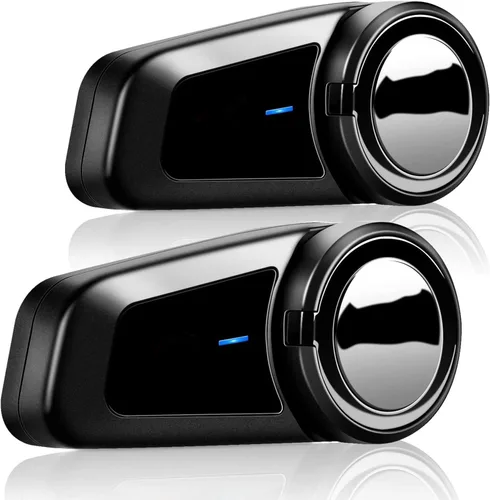 Miniatura 10 de QSPORTPEAK M2 - Intercomunicador de auriculares Bluetooth para casco de motocicleta, dúplex completo, inalámbrico para 6 conductores/alcance 3,280.8