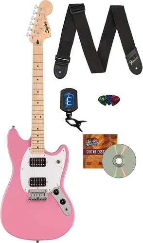 Miniatura 19 de Fender Squier Sonic Telecaster - Paquete California Blue con afinador, correa, púas y DVD de guitarra Austin Bazaar Azul (California Blue)