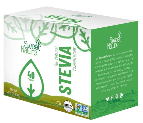 Miniatura 6 de Sweet Nature Edulcorante de Stevia Eritritol en polvo – Sustituto del azúcar cetogénico para diabéticos – Vegano, bajo en carbohidratos