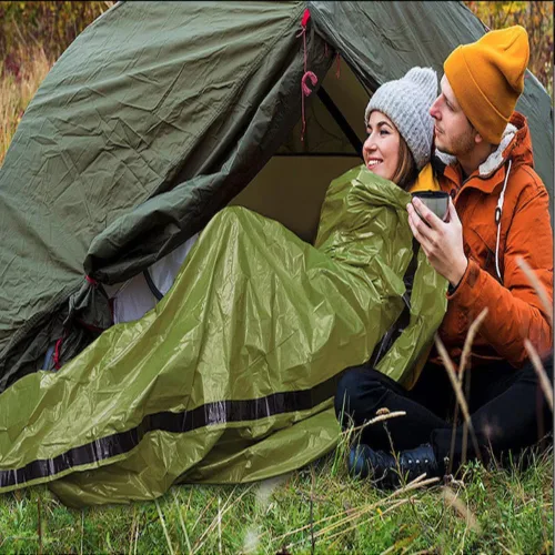 Miniatura 9 de Emergency Survival Tent. Survival Tent with Whistle,Emergency Shelter,Lightweight Life Tent Perfect for Camping, Hiking, and Backpacking.