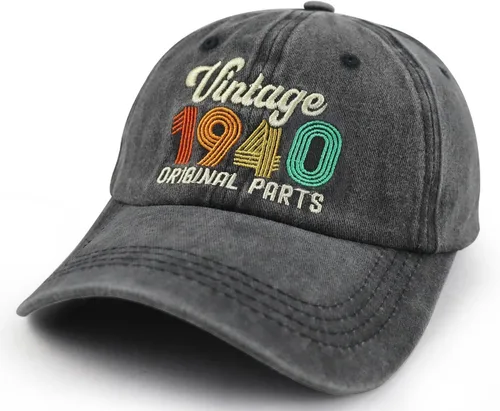 Miniatura 9 de Sombrero vintage de cumpleaños 91, 81, 71, 61, 51, 41, 31, para mujeres y hombres, vintage 1933, 1943, 1953, 1963, 1973, 1983, 1993