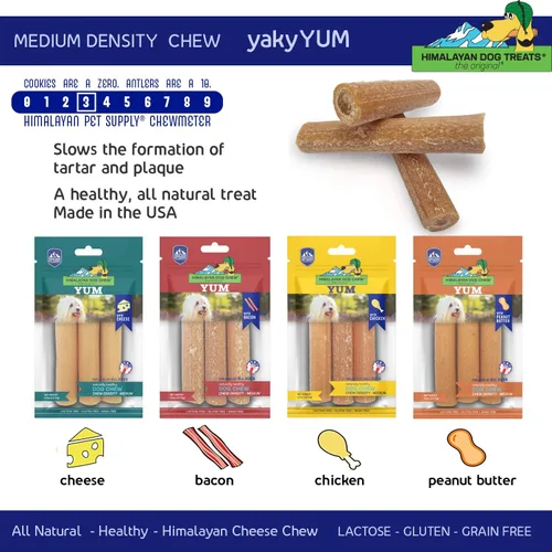 Miniatura 13 de Himalayan Dog Chew Yak Cheese - Masticables para perros, sin lactosa y sin granos, fabricados en Estados Unidos, para todas las razas de perros