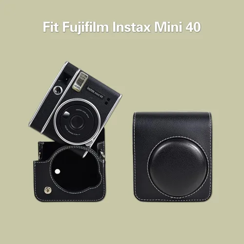 Miniatura 2 de Rieibi Funda protectora para Fujifilm Instax Mini 40, funda de piel sintética para cámara instantánea Fuji Instax Mini 40 - Mini 40 Funda de bolsa