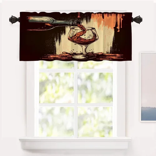 Miniatura 54 de Shrahala Cortinas de nivel de chakras con mandala beige para ventanas de cocina, paneles de cortina de ventana de mandala multicapa de poliéster