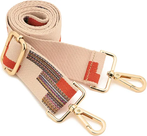 Miniatura 48 de ZOOEASS - Correa de repuesto para cartera, para colgar en el hombro o para cruzar, ancha y ajustable, de lona