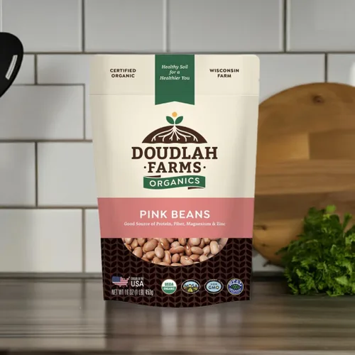 Miniatura 3 de Frijoles rosados orgánicos de 1 libra – Sin OMG, USDA Orgánico, Certificado Limpio Probado, Vegano – Rico en fibra y proteína para sopas, burritos