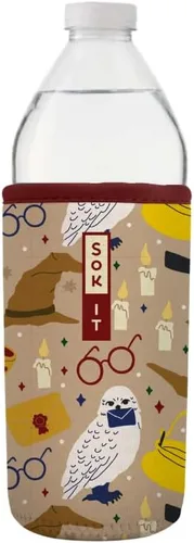 Miniatura 119 de Sok It BotlSok Funda para botella de agua con cubierta de neopreno aislante (Floral abstracto, se ajusta a CamelBak o Nalgene de 12 onzas)