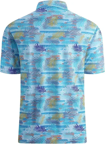 Miniatura 2 de Camisas de golf para hombre, manga corta, absorbe la humedad, ajuste seco, atlético, polo