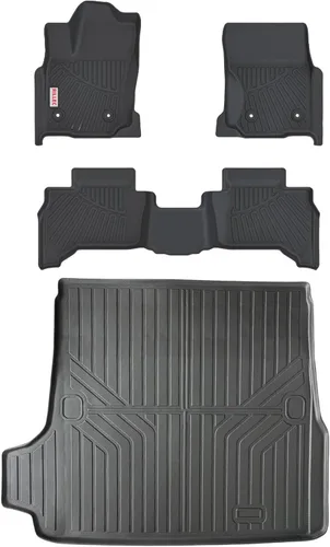 Miniatura 11 de Alfombrillas para Toyota Highlander 7 asientos 2014-2019, accesorios de protección para todo tipo de clima, juego completo de forros personalizados