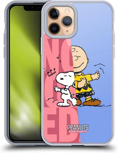 Miniatura 35 de Head Case Designs Funda de gel con licencia oficial de Peanuts Snoopy & Woodstock Halfs and Laughs [protección de grado militar] compatible