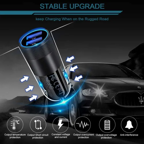 Miniatura 4 de Cargador de coche USB tipo C para Samsung Galaxy S21+ S21 Ultra 5G S20 FE S20+ S10 Plus Note20 A52 A51 A71 A72 A10e, Google Pixel 5 4a, adaptador