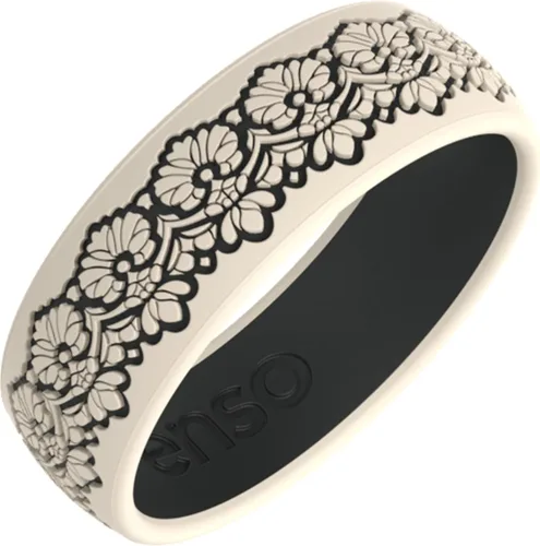 Miniatura 16 de Enso Rings Signature Etched Collection - Anillos clásicos de silicona grabados - Diseño cómodo y flexible - Fabricado en Estados Unidos