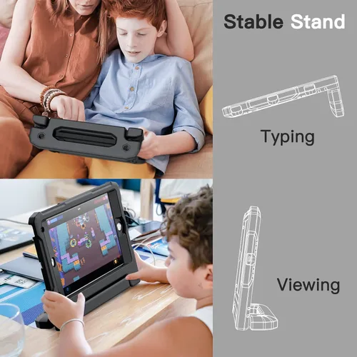 Miniatura 6 de JETech Funda para niños para iPad mini 5/4/3/2/1 (7.9 pulgadas, modelo 2019/2015/2014/2013/2012) con protector de pantalla incorporado, funda