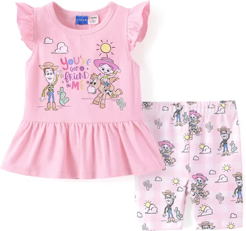Miniatura 10 de Disney Minnie Mouse - Conjunto de sudadera con manga larga y leggings de princesa Frozen, Marvel para niñas pequeñas, 2 piezas, tallas 2-6 años
