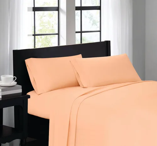 Miniatura 15 de TRULY SOFT Everyday - Juego de sábanas de poliéster turquesa de 4 piezas, tamaño matrimonial, color sólido, ropa de cama para adultos, certificado