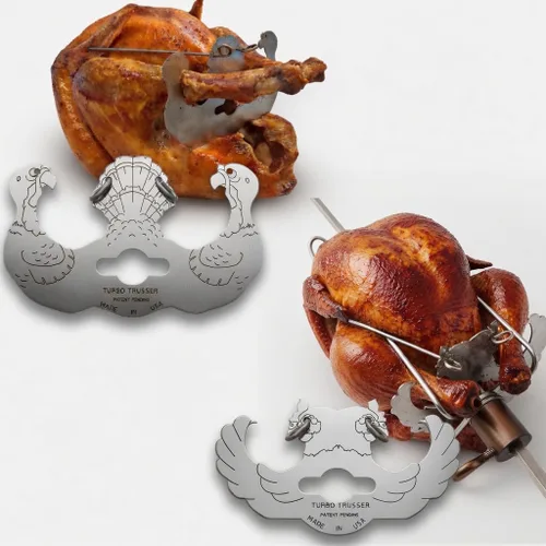 Miniatura 7 de para pavo I Visto en Shark Tank I Cocina uniformemente para carne más jugosa I De acero inoxidable y apto para lavavajillas I Fácil para horno