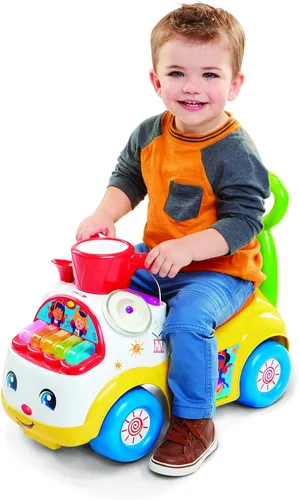 Little People Fisher-Price Juguete con música Parade Ride-On, blanco