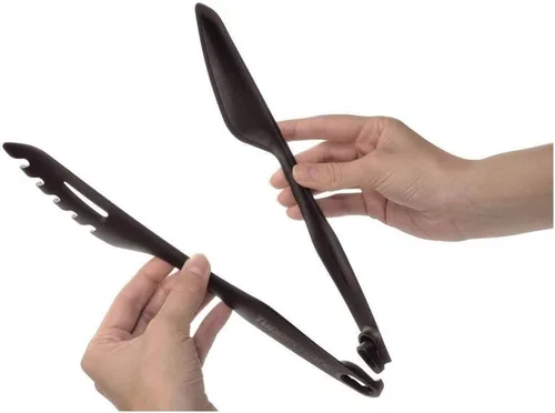 Miniatura 2 de Tupperware Pinzas de cocina Utensilios de chef para servir a presión Negro