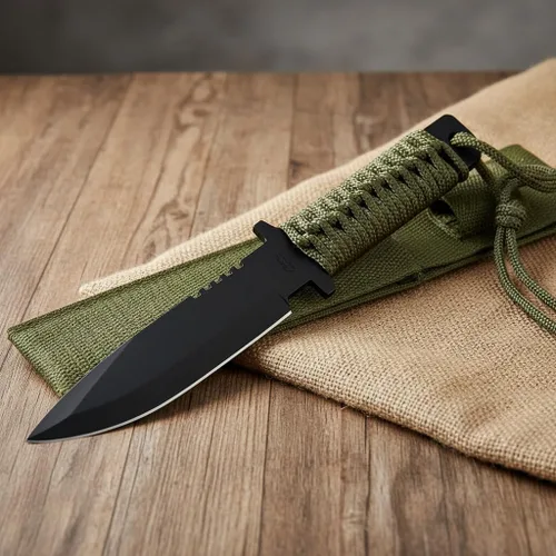 Miniatura 4 de SZCO Supplies Cuchillo de punta de lanza militar