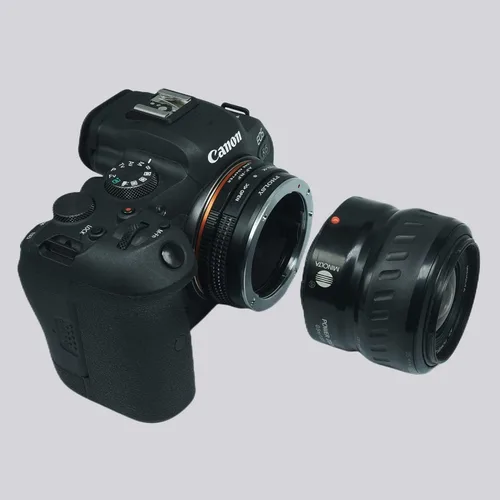 Miniatura 4 de PHOLSY Adaptador de Montura de Lente con Anillo de Control de Apertura Compatible con Lentes Sony A Minolta AF a Cuerpo de Cámara Canon EOS RF