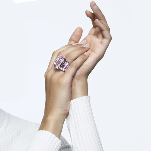 Miniatura 3 de SWAROVSKI Lucent Cocktail Ring Jewelry Collection, Blue Crystal, Pink Crystal