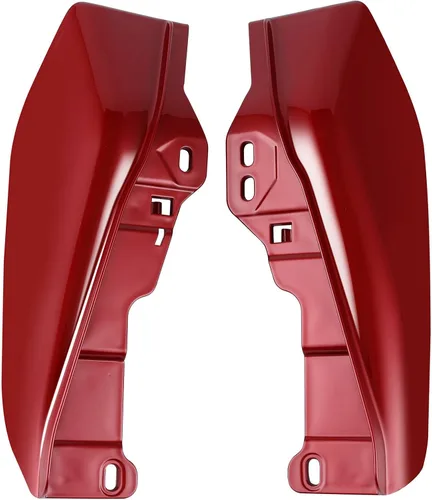 Miniatura 16 de HR3 Deflectores de aire ámbar whisky de marco medio, protector térmico Compatible con Street Glide FLHX 2014 Road Glide FLTRX 2016 Adecuado