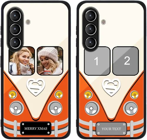 Miniatura 612 de Funda de teléfono personalizada para Samsung Galaxy S22+ / S22 Plus 5G, funda de TPU suave de vidrio templado antiarañazos personalizada con foto