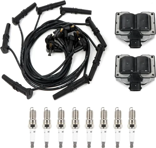 Miniatura 14 de Paquete de 3 bobinas de encendido UF156 y 6 bujías de iridio y 3 cables de bujía compatibles con Toyota 4Runner T100 Tacoma Tundra 1995-2004 3.4L
