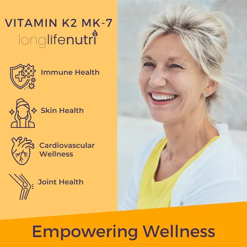 Miniatura 4 de Vitaminas K2 MK-7, 120, Anaranjado, 1