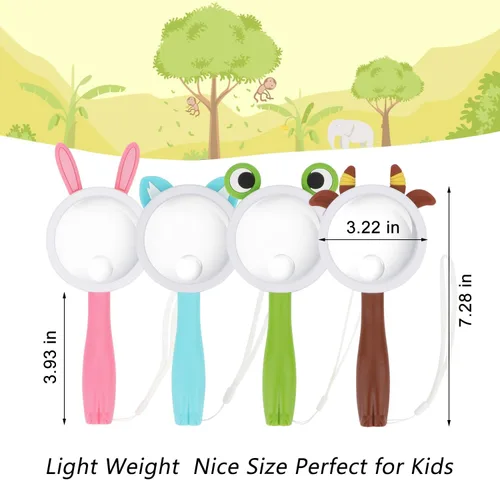 Miniatura 2 de Lupa de mano para niños para estudiantes y niños explorando la naturaleza, experimento científico, insectos, plantas, animales, hojas, observación