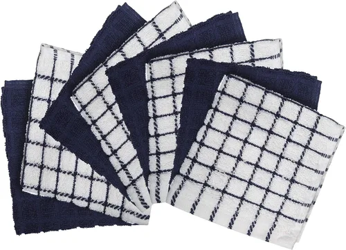 Miniatura 2 de Bumble - Toallas de cocina y paños de cocina (8 unidades) Toallas de cocina 100% algodón 12 x 12 pulgadas 405 GSM Trapos suaves, altamente