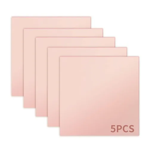 Miniatura 14 de Paquete de 4 hojas acrílicas espejadas plateadas de 8 x 12 pulgadas, hojas acrílicas de espejo de 1/8 pulgadas de grosor para manualidades de corte