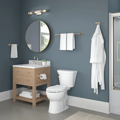 Miniatura 5 de Delta Toallero Toallero Bronce Champán de 24 Pulgadas para Baño, Cocina Accesorios Esato