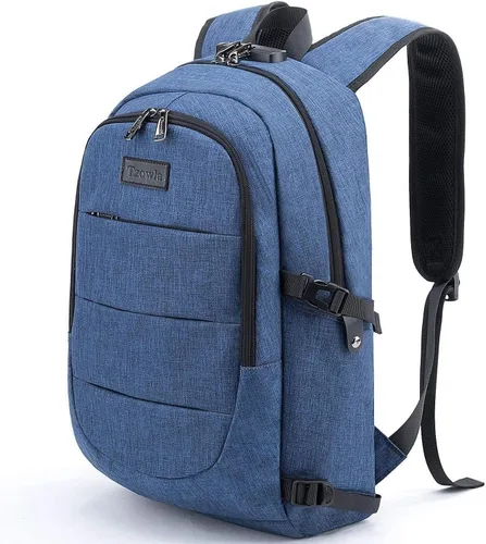 Miniatura 27 de Tzowla, mochila de viaje de negocios para computadora portátil de 15,6 a 17,3 pulgadas para mujeres, hombres y para regalar, A-Negro