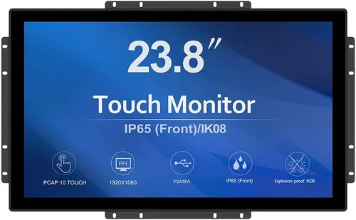 Miniatura 16 de GreenTouch Monitor táctil PCAP HDMI de 17,8 cm (7 pulgadas) con marco abierto de 1024x600 para mercados de consumo, venta minorista y hostelería
