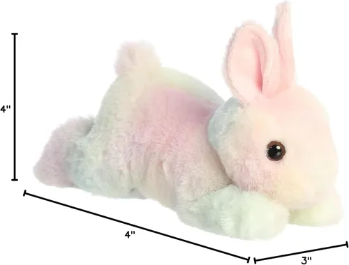 Miniatura 5 de Aurora Adorable Mini Flopsie Spring Time Bunny - Animal de peluche - Facilidad juguetona - Compañeros atemporales - Pastel 8 pulgadas