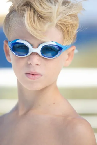 Miniatura 8 de ARENA Gafas de natación unisex para jóvenes Spider Junior para niñas y niños de 6 a 12 años, lentes sin niebla, correa fácil de ajustar, sin fugas