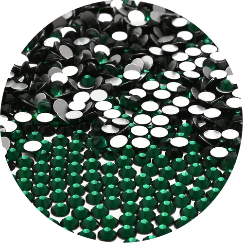 Miniatura 21 de NCB 288 diamantes de imitación de cristal redondos para arte de uñas, con parte trasera plana, para hacer accesorios de bricolaje, zapatos, ropa