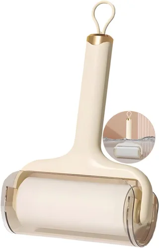 Miniatura 7 de Rodillo de pelusa lavable reutilizable, mini removedor de pelusa portátil, rodillos de pelo de mascotas para gatos, tamaño de viaje, limpiador