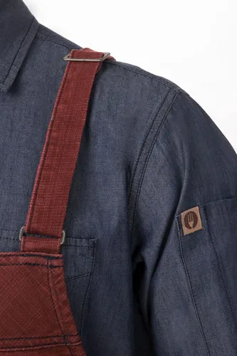 Miniatura 5 de Chef Works - Delantal unisex con espalda cruzada