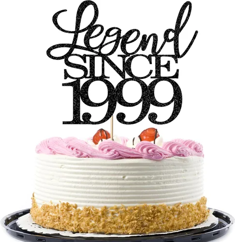 Miniatura 57 de Legend since 1973 - Decoración para pastel de cumpleaños número 53, decoración de pastel de feliz cumpleaños para hombres y mujeres de 53 años
