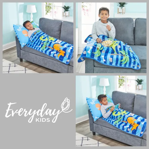 Miniatura 7 de EVERYDAY KIDS Manta para Niños Pequeños - 30" por 40" - Roarin Dinos - Súper Suave, Afelpada, Cálida y Cómoda Dinosaurios